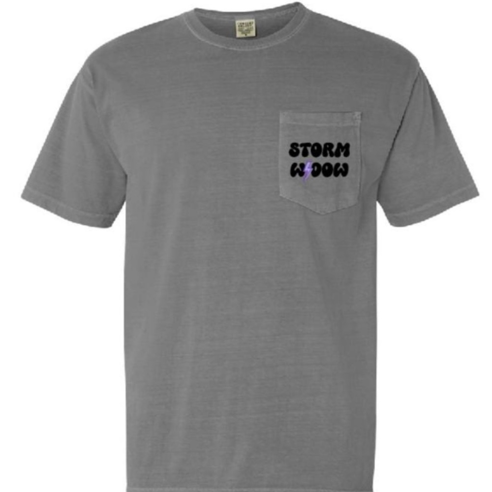 STORM WIDOW Linewife Comfort Colors Pocket T-Shirt